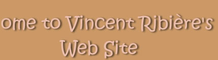 Welcome to Vincent Ribiere's Web Site